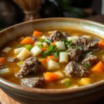 leek and beef soup recipe